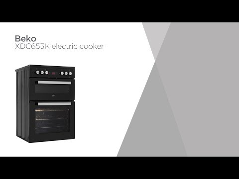 Beko XDC653K 60 cm Electric Ceramic Cooker - Black & Silver | Product Overview | Currys PC World