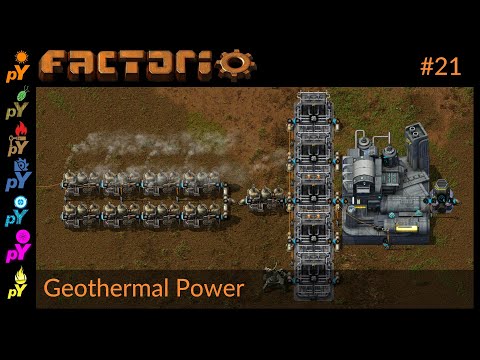 Geothermal Power | Part 21 | Factorio PyAE | Pyanodons Alternative Energy