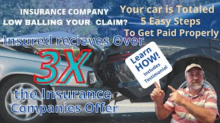 Totaled Vehicle? Total Loss Car? Negotiating Insurance Payout. Insurance Low Balls Total Loss (2020)