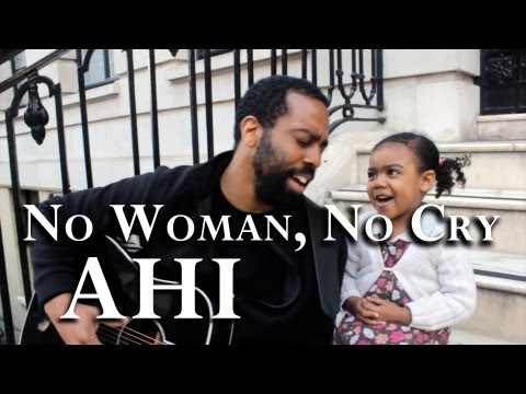 Bob Marley - No Woman, No Cry [father-daughter cover by AHI] - Live in London, UK