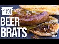 Easy One Pot Beer Brats | SAM THE COOKING GUY 4K