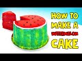 HUGE WATERMELON CAKE DIY
