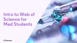 Intro to Web of Science for Med Students