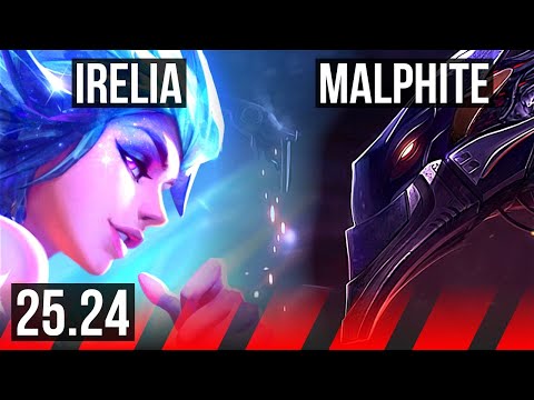 IRELIA vs MALPHITE (TOP) | Lethal Tempo | KR Master | 25.24