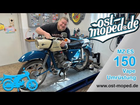 MZ ES 150 | Conversion to VAPE for Uncle Bernd | ost-moped.de