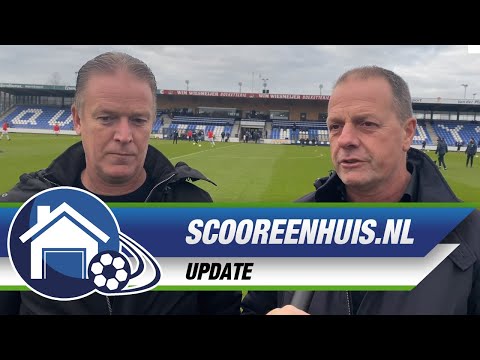 Adrie de Beste en Jaco Heeringa geven een update over de loterij scoor een huis van Quick Boys.