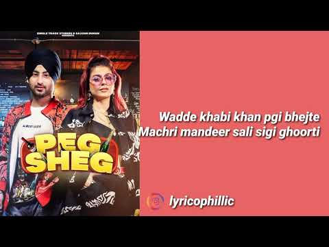 Peg Sheg lyrics | Minda & Afsana Khan | Ft Mahi Sharma | Latest and New Punjabi Songs 2021