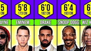 Comparison: Famous Rappers Height