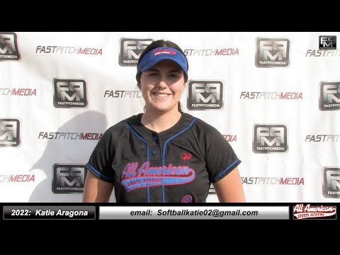 2022 Katie Aragona 4.20 Power Hitting First Base and Outfielder Softball Skills Video - AASA Pikas
