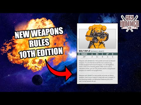 🔥BIG CHANGES IN WEAPONS RULES FOR WARHAMMER 40K 10th EDITION - skyhammer 40k #new40k