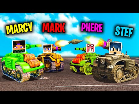 PROVA A SCAPPARE CON I NUOVI CARRI ARMATI! - GTA 5 w/Stef Phere Mark