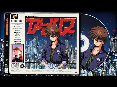 🎧 Mix 🎶『Gundam Wing City Pop』 🤖🪽✨ Wing Memories — Synthwave × J-Pop | Crimson Eclipse TV #GundamWing