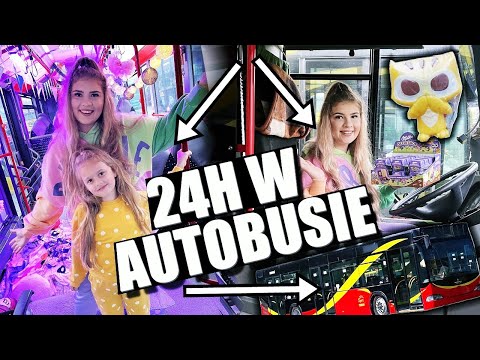 24H W AUTOBUSIE 😱 CHALLENGE 💜 nie wierzę że to zrobiłyśmy 💜 SPECIAŁ NA 50 000 SUBSKRYPCJI 💜