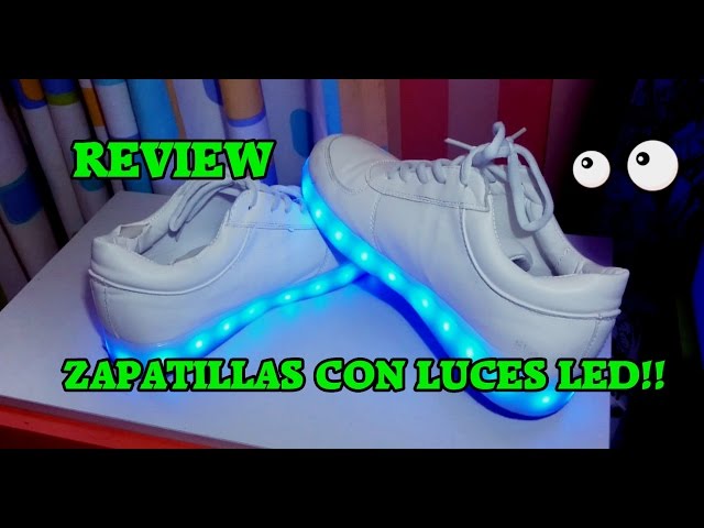 Vídeo relacionado con APTESOL 11 Modos LED Zapatillas, Zapatillas Altas con iluminación para Hombres y Mujeres, Zapatos con Luces Intermitentes Recargables por USB [Blanco,35]