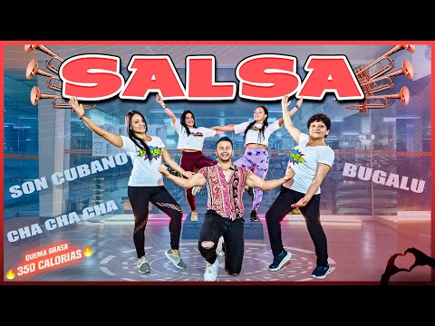 Lose WEIGHT DANCING SALSA Cha cha cha - Bugalu - Son Cubano 🔥 Dance Workout 🔥 Cardio FAT BURNER