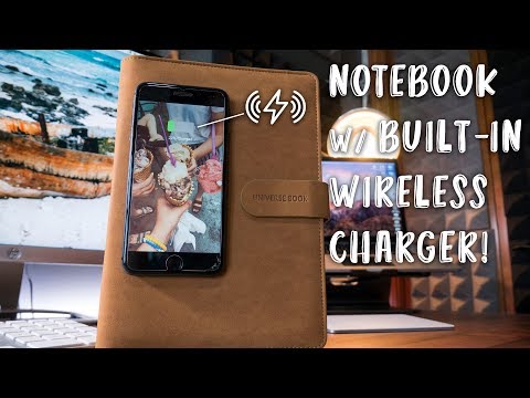 PLANNER WITH BUILT IN WIRELESS CHARGING!! || Back to School Tesmo Universe Book Planner Review!