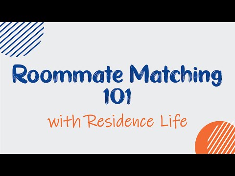 Roommate Matching 101