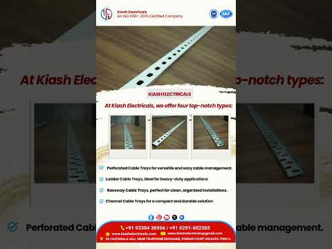 Best Cable Tray Manufacturer | Kiash Electricals