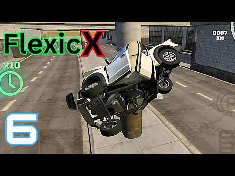 FlexicX Car Crash Simulator - Crash Compilation Gameplay Part 6 Android - YouTube