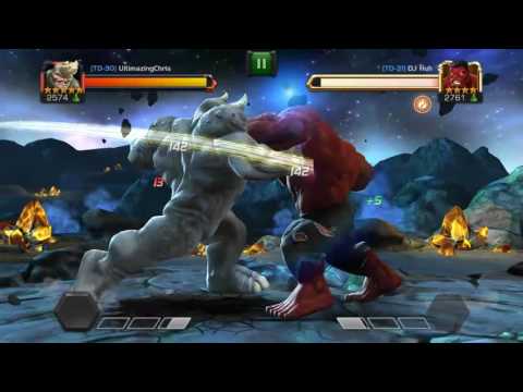Rhino VS Red Hulk