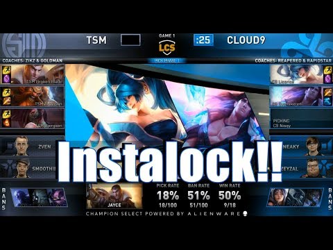 Taric & Sona Instalocked!! - TSM VS C9 Game 1 Highlights - 2019 NA LCS Spring Playoffs R2