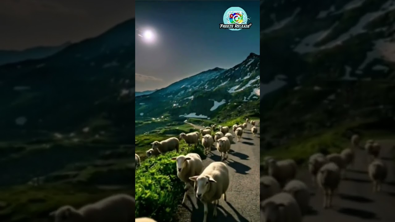 Sheep Herding by Moonlight in the Alps | Astounding Night Photography & Mountain Scenery