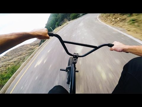 Intense BMX Hill Bomb - Top Speed *No Brakes*