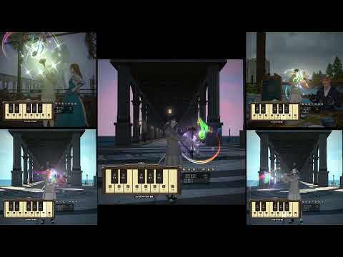 FFXIV OST Endsinger Phase 2 Theme "With Hearts Aligned" Bard performance(manual play!) 손연주하기