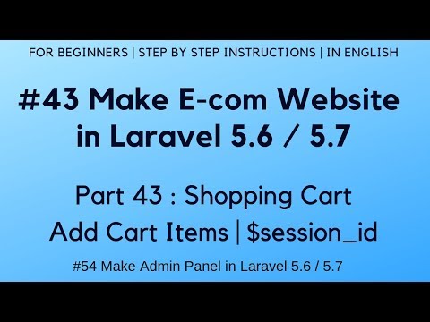 7 Make Admin Panel in Laravel 5 6 | Display Error Message on Login Failure | Logout Process