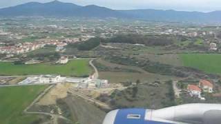 preview picture of video 'Landing Thessaloniki Macedonia Airport runway 34'