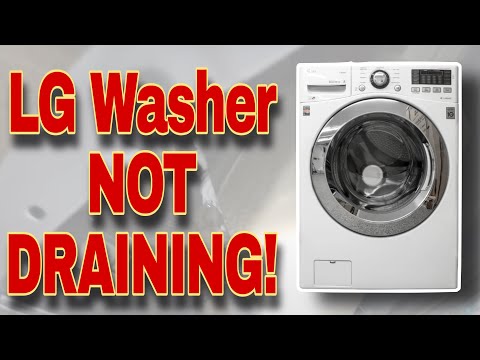 How to Fix LG Front Load Washer NOT Draining | Model #WM3370HWA/01