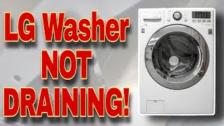 How to Fix LG Front Load Washer Not Draining | Model #WM3370HWA/01