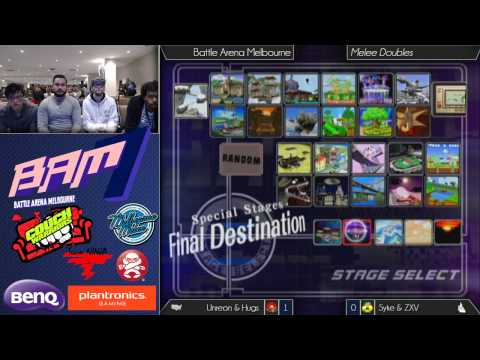 Bam 7 Melee Doubles - Hugs & Unreon vs Syke & ZXV