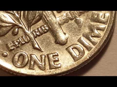 A 1985 D DD Rev. Dime
