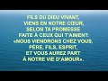 CHANT POUR LA FÊTE DE L ASCENSION Jean Paul Lécot
