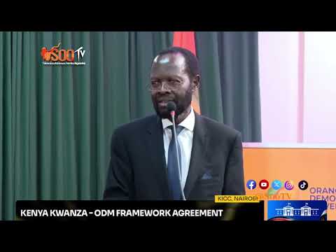 Governor Nyong'os speech during the signing of the Kenya Kwanza - ODM deal
