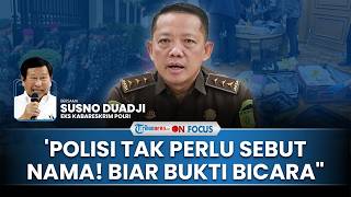 [FULL] Susno: Polisi Ibarat Makan Bubur dari Pinggir ke Dalangnya, Jangan Sampai Dicampuri Kekuasaan