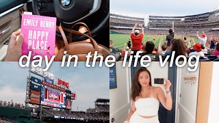chatty summer vlog! | haircut, drive with me, baseball game & shopping