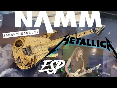 Kirk Hammett & James Hetfield￼ ESP Guitars NAMM 2022￼