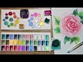Vintage Rose Watercolor Tutorial Xanadu Art Studio Handmade Watercolor Review Overview