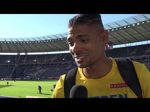 Michel Torneus (SWE) after qualification of the Long Jump