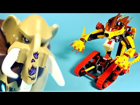 Vidéo LEGO Chima 70144 : Le Tank Lion de feu de Laval