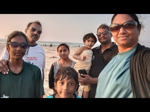 మా hometown లొ మా పిల్లలకి చాలా  ఇష్టమైన (favourite) place Beach బీచ్ perupalem Beach nearby my home