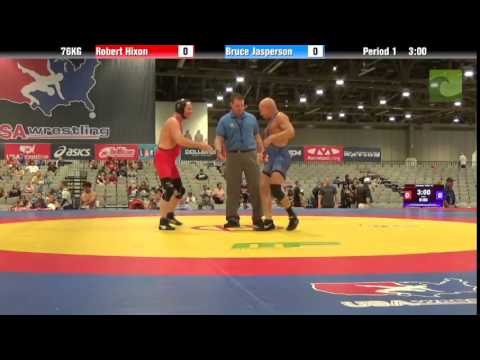 D Division 76KG - Robert Hixon vs. Bruce Jasperson