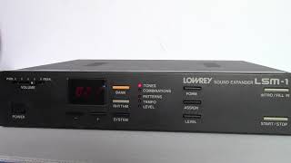 Video thumbnail for 1988 Lowrey LSM-1 MIDI Sound Expander Kawai PHm Pop Synth Module Kawai PH-50 Lowrey LS-50 by keyboard resource
