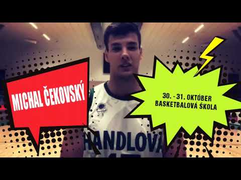 MICHAL ČEKOVSKÝ POZÝVA NA BASKETBALOVÚ ŠKOLU ŠBK Handlová (30.-31.OKTÓBER). 📽👈😉🏀