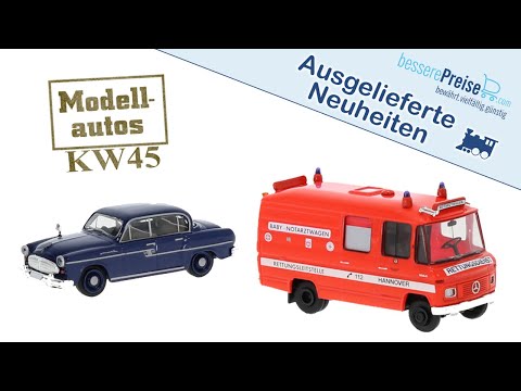 🚙🚑 Eingetroffene Brekina Modellauto Neuheiten | KW 45 2022