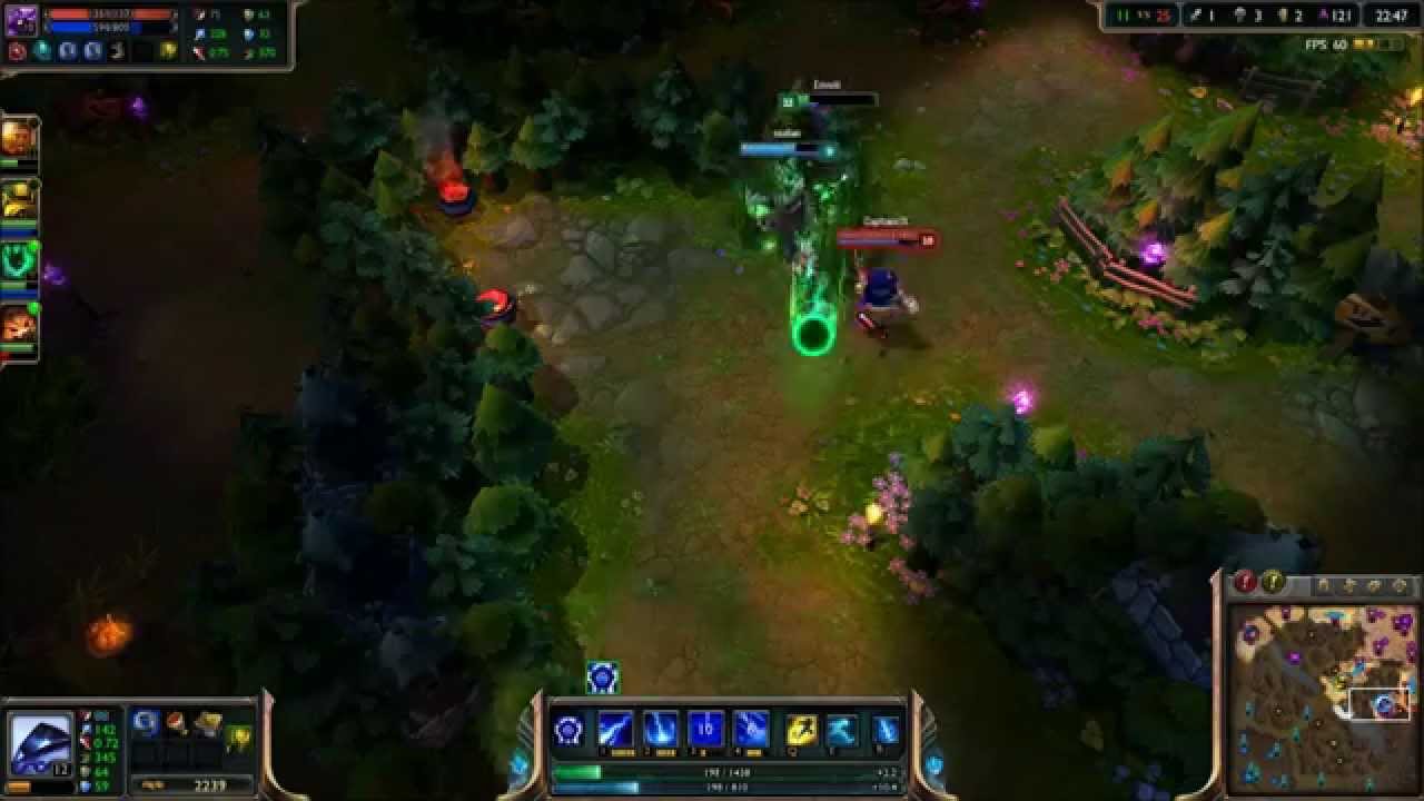 Liên Minh Huyền Thoại: run tay quá xả skill từa lưa hết roài :v