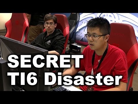 Team Secret Disasters vs Newbee Liquid - TI6 Dota 2