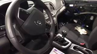 Установка (замена) динамиков через проставочные кольца, шумка и парктроники на Hyundai Elantra
